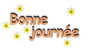 Gif animé bonne journée étoiles